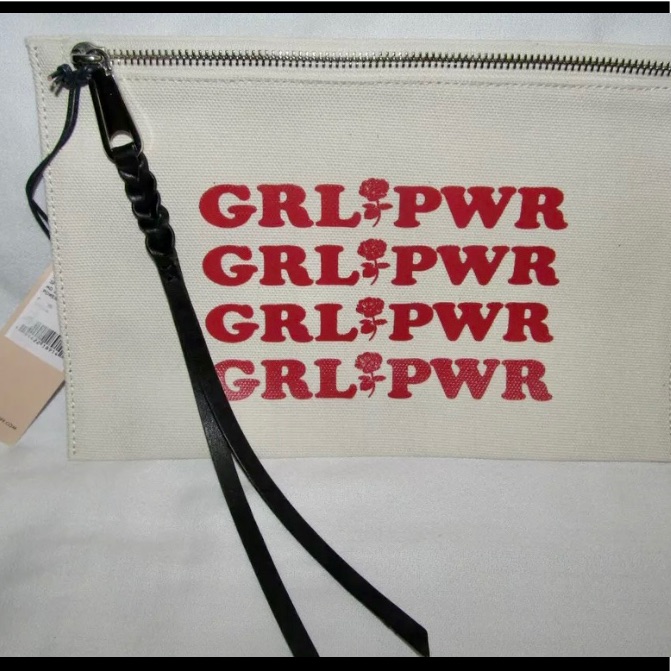 Rebecca Minkoff Girl Power Pouch Makeup Travel Bag